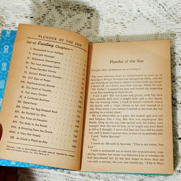 1949 Plunder of the Sun Murder Mystery Paperback Pulp Fiction David Dodge - Picture 4 of 5